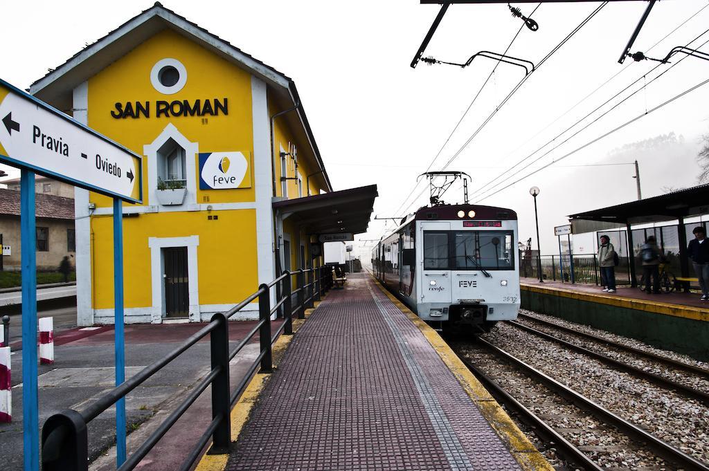 Hotel El Mirador Del Nalon San Roman  Kültér fotó